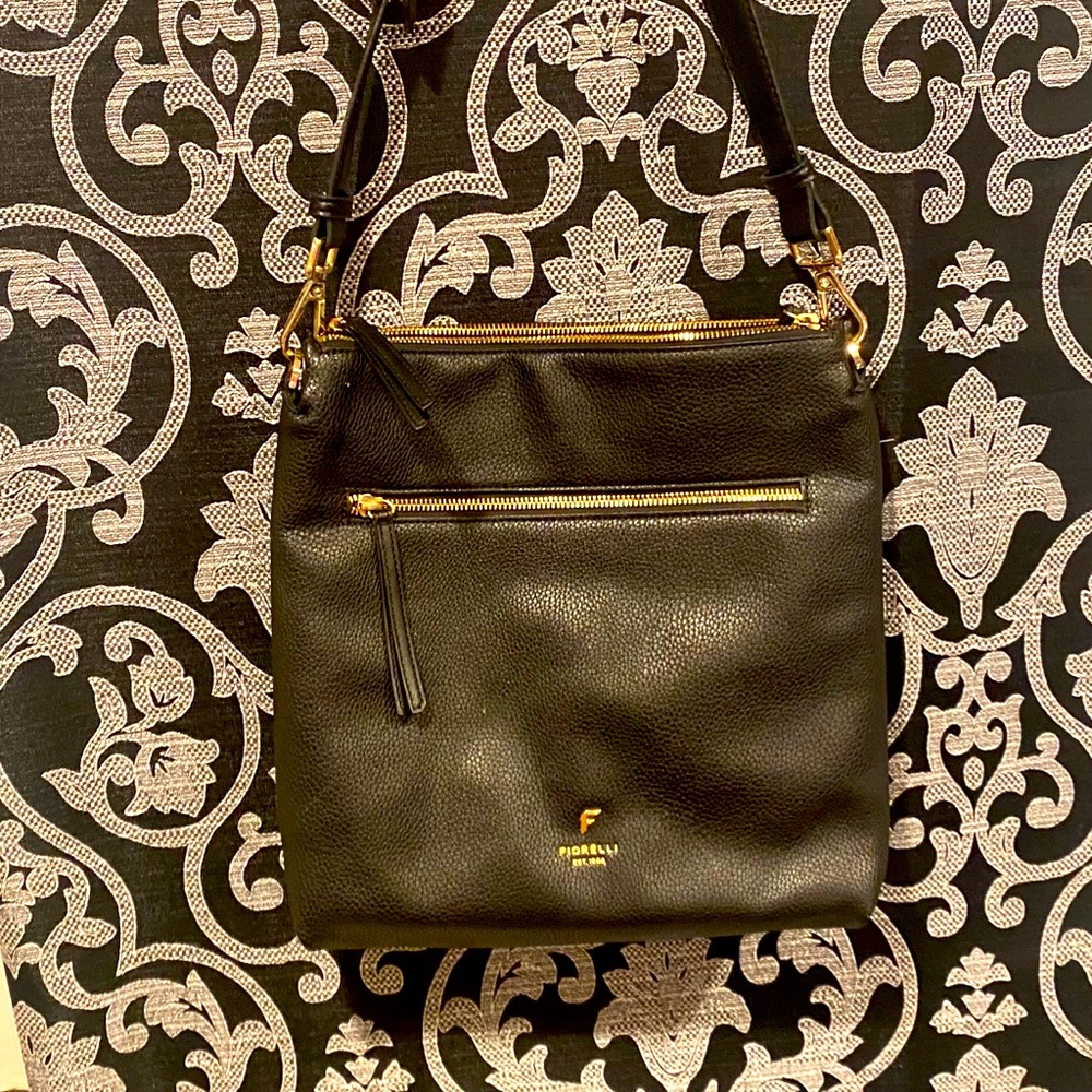 EUC Fiorelli  FH8508, black leather sold out online